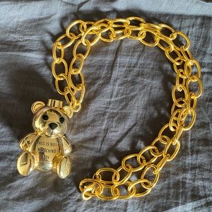 Sephora x Moschino Teddy Bear LipGloss Necklace